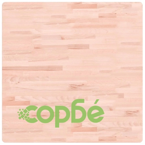 Плот за маса 80x80x2,5 см квадратен масивен бук ➤ топ цена ➤ sorbe.bg