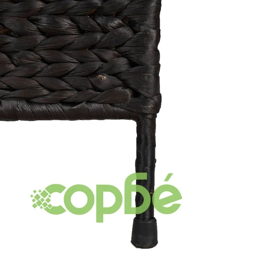 Разделител за стая, 4 панела, черен, 163x180 см воден хиацинт ➤ топ цена ➤ sorbe.bg