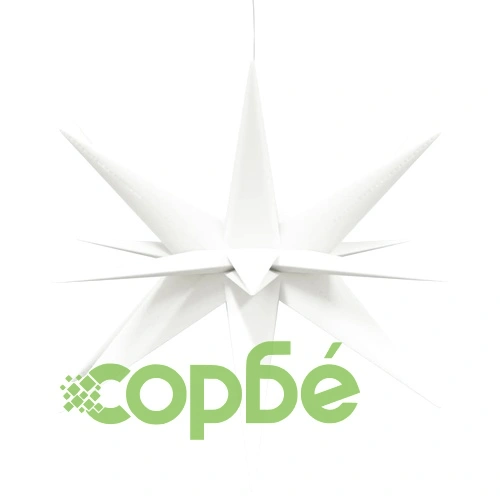 Коледна лампа с LED, сгъваема, бяла, 57 см ➤ топ цена ➤ sorbe.bg