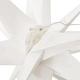 Коледна лампа с LED, сгъваема, бяла, 57 см