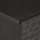 Нощно шкафче, черно, 50x33x60 см, мангово дърво масив