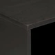 Нощно шкафче, черно, 50x33x60 см, мангово дърво масив