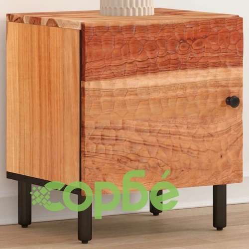 Нощно шкафче 40x33x46 см масивна акация ➤ топ цена ➤ sorbe.bg