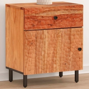 Нощно шкафче 50x33x60 см акация масив