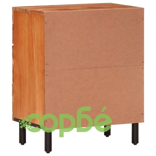 Нощно шкафче 50x33x60 см акация масив ➤ топ цена ➤ sorbe.bg