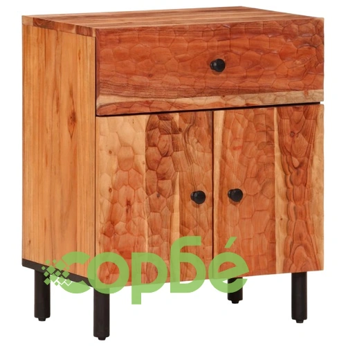 Нощно шкафче 50x33x60 см акация масив ➤ топ цена ➤ sorbe.bg