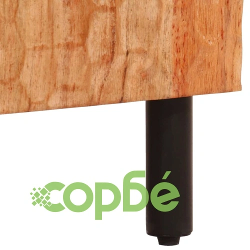 Шкаф за баня 38x33x160 см масивно акациево дърво ➤ топ цена ➤ sorbe.bg