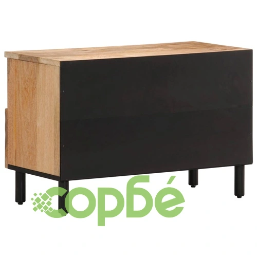 ТВ шкаф, 70x33x46 см, масивно мангово дърво ➤ топ цена ➤ sorbe.bg
