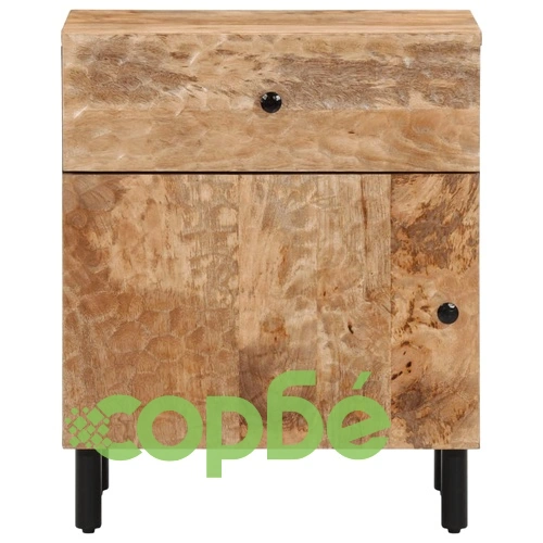 Нощно шкафче 50x33x60 см мангово дърво масив ➤ топ цена ➤ sorbe.bg