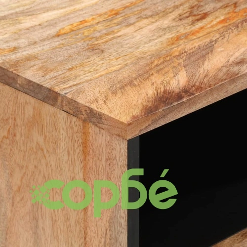 Нощно шкафче 50x33x60 см мангово дърво масив ➤ топ цена ➤ sorbe.bg