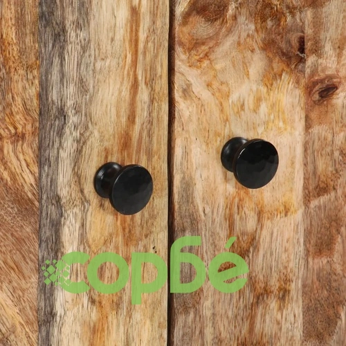 Шкаф за баня 62x33x58 см масивно мангово дърво ➤ топ цена ➤ sorbe.bg