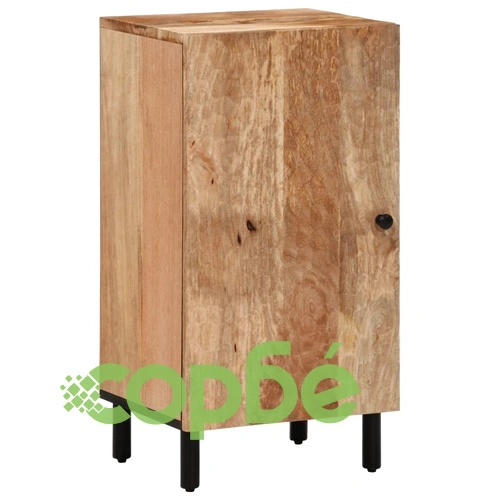 Страничен шкаф 40x33x75 см манго масивно дърво ➤ топ цена ➤ sorbe.bg