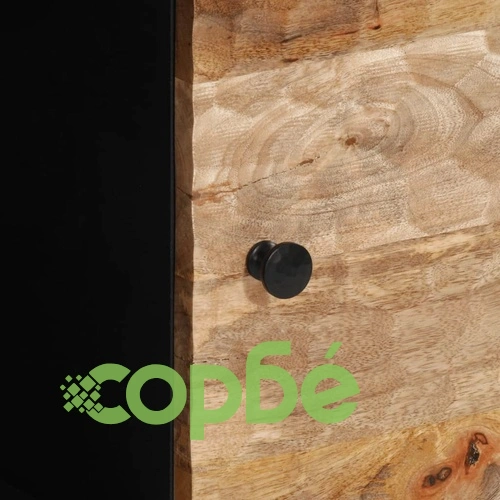 Страничен шкаф 80x33x75 см манго масивно дърво ➤ топ цена ➤ sorbe.bg