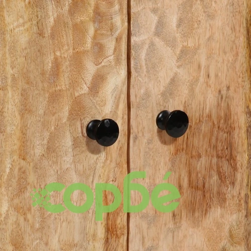 Висок шкаф, 60x33x100 см, мангово дърво масив ➤ топ цена ➤ sorbe.bg