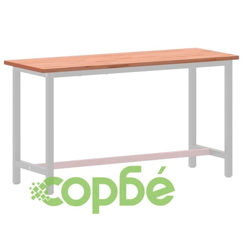 Плот за бюро, 150x55x2,5 см, масивно дърво бук ➤ топ цена ➤ sorbe.bg