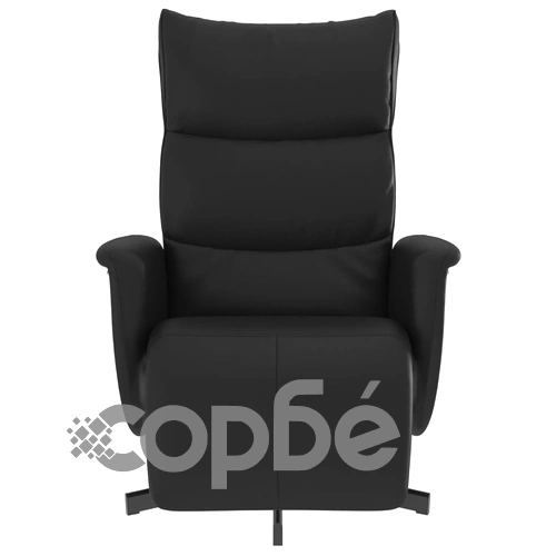 Наклоняем стол с поставка за крака,черен, изкуствена кожа ➤ топ цена ➤ sorbe.bg