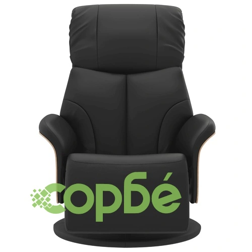 Наклоняем стол с поставка за крака,черен, изкуствена кожа ➤ топ цена ➤ sorbe.bg