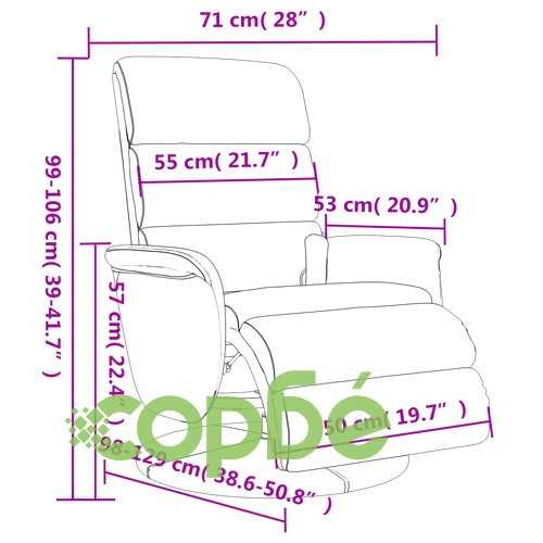 Масажен реклайнер стол с опора за крака, черен, изкуствена кожа ➤ топ цена ➤ sorbe.bg