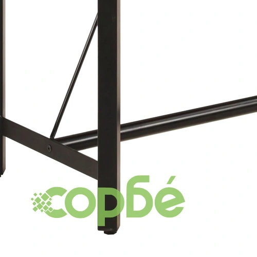 Бар маса 180x70x107 см масивно мангово дърво и желязо ➤ топ цена ➤ sorbe.bg