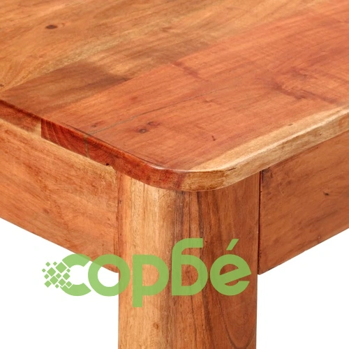 Трапезна маса, 110x55x76 см, акациево дърво масив ➤ топ цена ➤ sorbe.bg