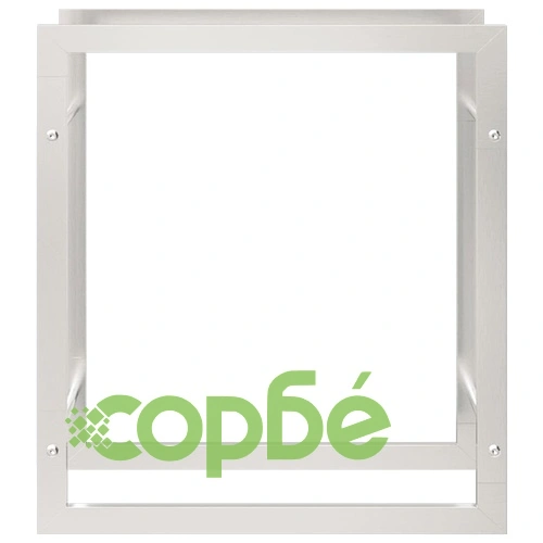 Стойка за дърва за огрев, 80x28x86 см, неръждаема стомана ➤ топ цена ➤ sorbe.bg