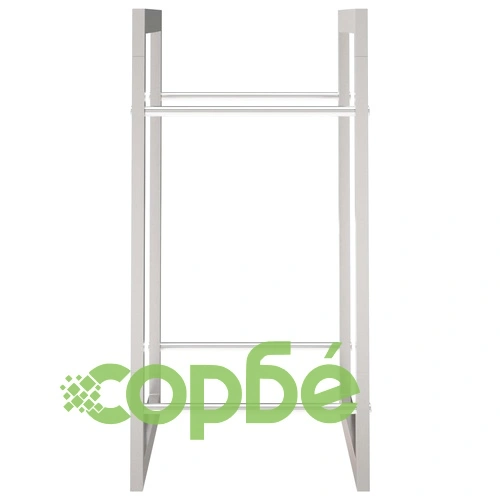 Стойка за дърва за огрев, 80x28x86 см, неръждаема стомана ➤ топ цена ➤ sorbe.bg