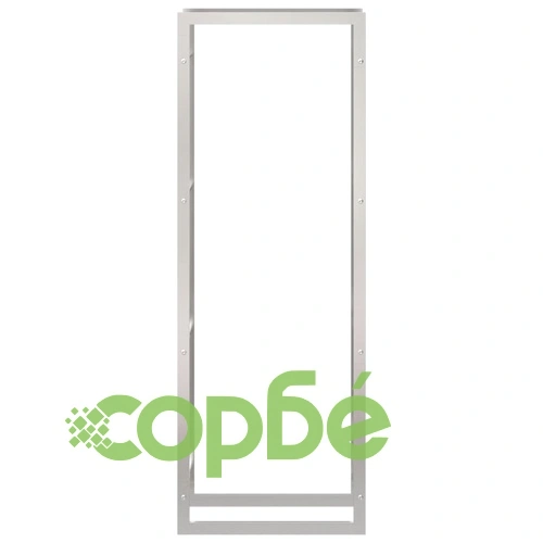 Стойка за дърва за огрев, 80x28x222 см, неръждаема стомана ➤ топ цена ➤ sorbe.bg