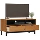 ТВ шкаф FLAM 110x40x50 см бор масив