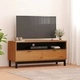 ТВ шкаф FLAM 110x40x50 см бор масив