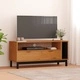 ТВ шкаф FLAM 110x40x50 см бор масив