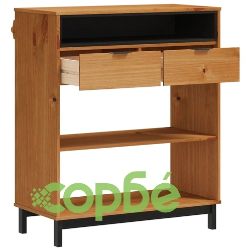 Бар маса FLAM 92x45x110 см борово дърво масив ➤ топ цена ➤ sorbe.bg