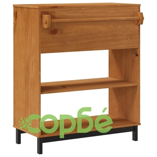 Бар маса FLAM 92x45x110 см борово дърво масив ➤ топ цена ➤ sorbe.bg