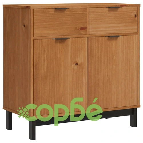 Бюфет FLAM 80x40x80 см бор масив ➤ топ цена ➤ sorbe.bg