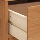 Бюфет FLAM 80x40x80 см бор масив