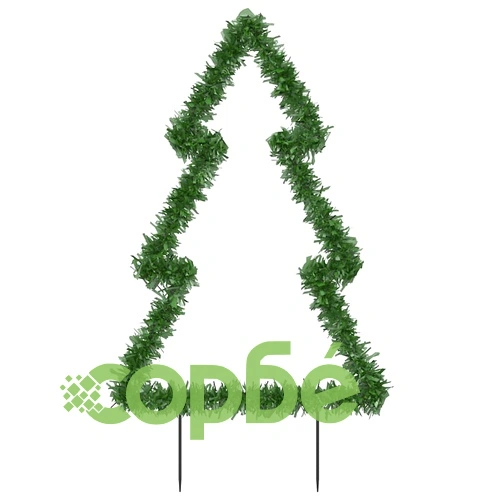 Коледна светеща украса с шипове за земя, 115 LED, 90 см ➤ топ цена ➤ sorbe.bg