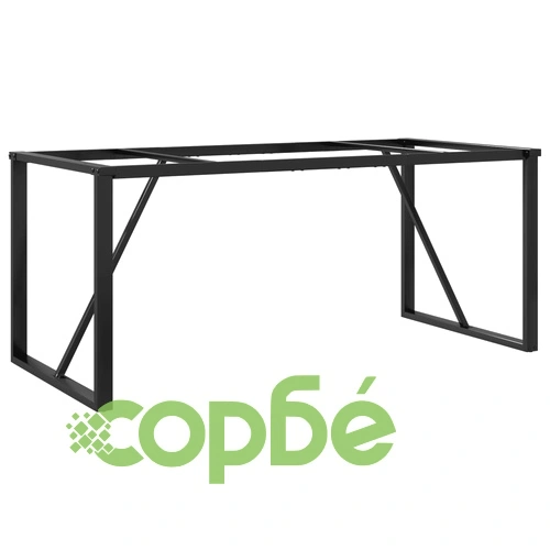 Крака за трапезна маса, O-рамка, 160x80x73 см, стомана ➤ топ цена ➤ sorbe.bg