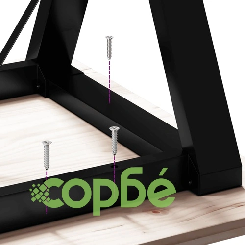 Крака за трапезна маса, Y-рамка, 120x60x73 см, стомана ➤ топ цена ➤ sorbe.bg