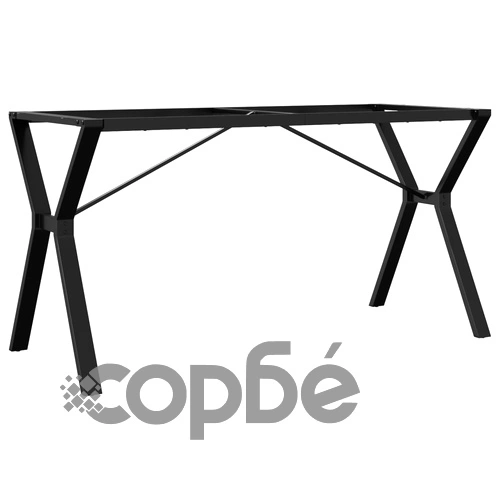 Крака за трапезна маса, Y-рамка, 140x60x73 см, стомана ➤ топ цена ➤ sorbe.bg