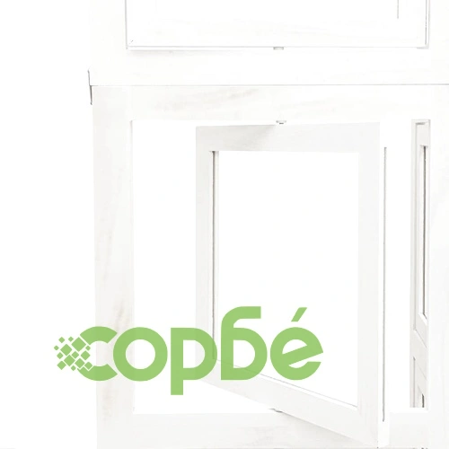 Разделител за стая, 3 панела, бял, дърво пауловния масив ➤ топ цена ➤ sorbe.bg