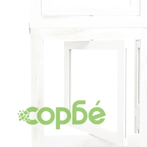 Разделител за стая, 5 панела, бял, дърво пауловния масив ➤ топ цена ➤ sorbe.bg