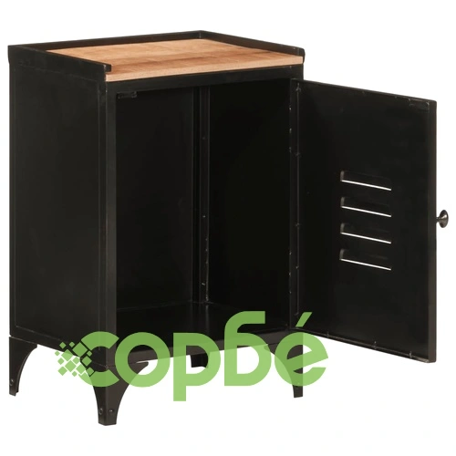 Шкаф за баня 40x30x60 см масивно мангово дърво ➤ топ цена ➤ sorbe.bg