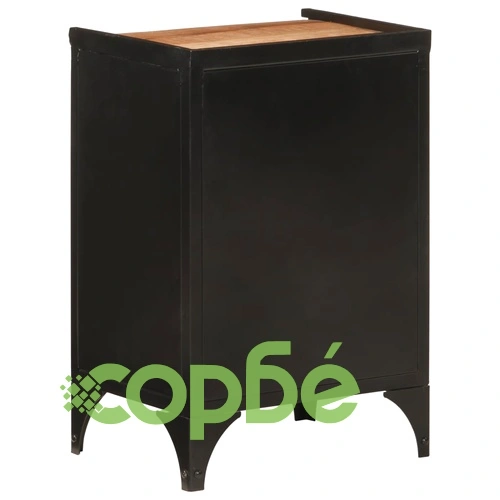 Шкаф за баня 40x30x60 см масивно мангово дърво ➤ топ цена ➤ sorbe.bg