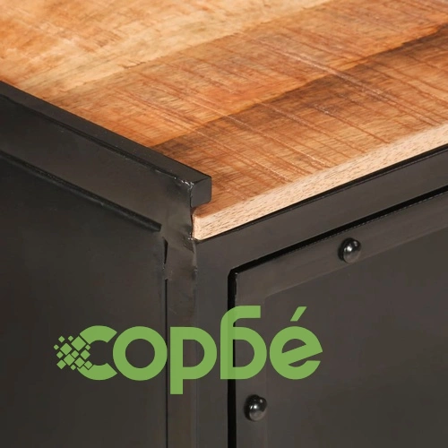 Шкаф за баня 40x30x60 см масивно мангово дърво ➤ топ цена ➤ sorbe.bg