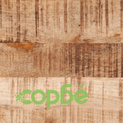 Шкаф за баня 40x30x50 см мангово дърво масив и желязо ➤ топ цена ➤ sorbe.bg