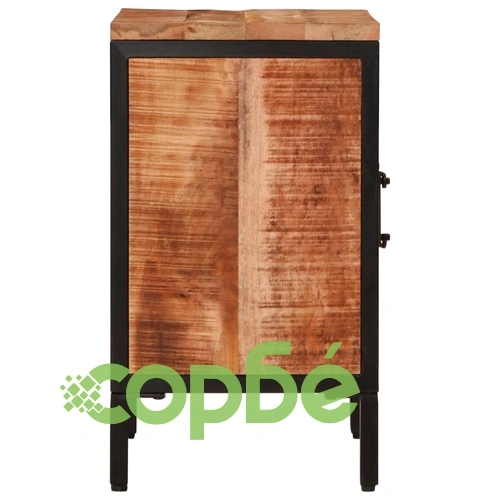 Нощно шкафче 40x30x52,5 см грубо мангово дърво масив ➤ топ цена ➤ sorbe.bg