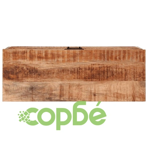 Кутия за съхранение 82x30x43 см грубо мангово дърво масив ➤ топ цена ➤ sorbe.bg