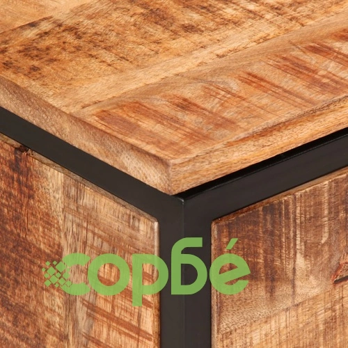 Кутия за съхранение 82x30x43 см грубо мангово дърво масив ➤ топ цена ➤ sorbe.bg