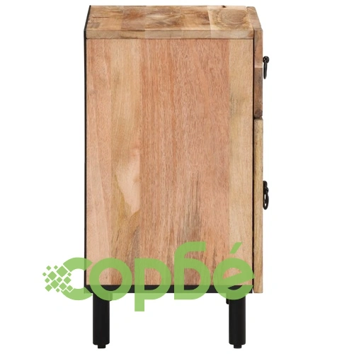 Нощно шкафче 50x33x60 см мангово дърво масив ➤ топ цена ➤ sorbe.bg