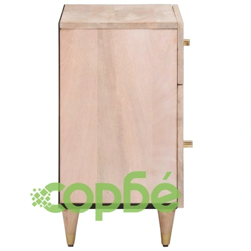 Нощно шкафче 50x33x60 см мангово дърво масив ➤ топ цена ➤ sorbe.bg