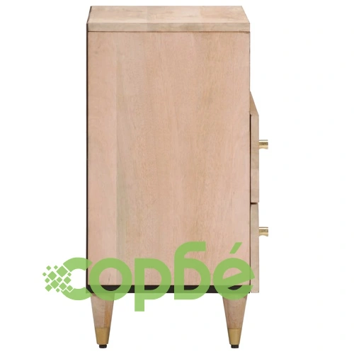 Нощно шкафче 50x33x60 см мангово дърво масив ➤ топ цена ➤ sorbe.bg